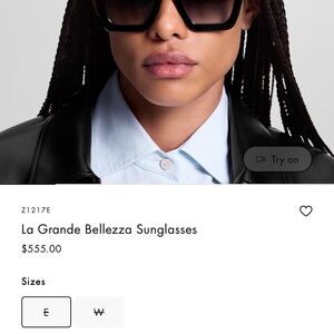 Louis Vuitton Black La Grande Bellezza Sunglasses
